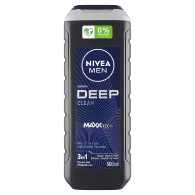 Nivea Men Deep Clean 3 v 1 sprchový gel 500 ml