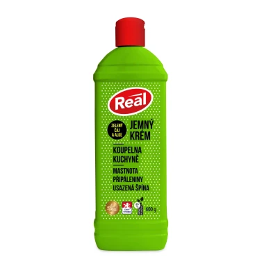 Real Zelený čaj & aloe jemný čisticí krém proti mastnotě a špíně 600 g