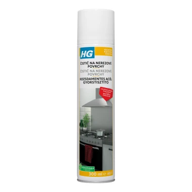 HG Rychlý čistič na nerezové povrchy 300 ml