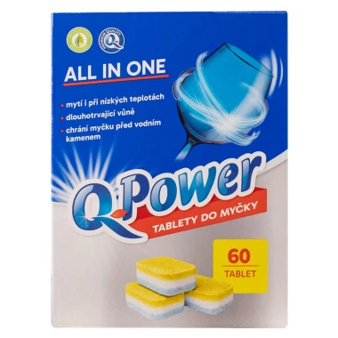 Q-Power Tablety do myčky All in One 60 ks