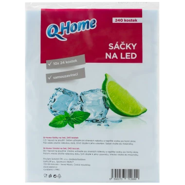 Q-Home sáčky na ledové kostky 10 x 24 ks