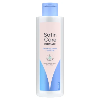 Satin Care zklidňující čisticí přípravek + gel na holení 190 ml