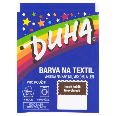 Duha Barva na textil tmavě hnědá 15 g