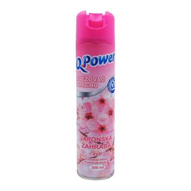Q-Power Osvěžovač vzduchu Japonská zahdrada 2v1 300 ml