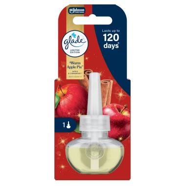 Glade® Electric Scented Oil Náhradní náplň do elektrického osvěžovače Warm Apple Pie™ 20 ml