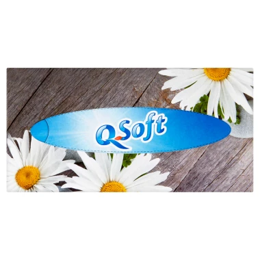 Q-Soft Papírové kapesníky 3vrstvé 80 ks