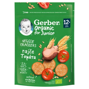GERBER Organic BIO krekry s rajčaty 100g