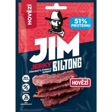 JIM Jerky Biltong hovězí 20 g