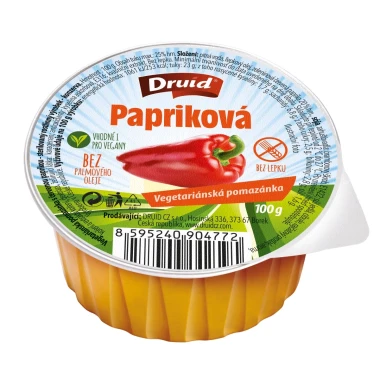 Druid Veganská pomazánka s červenou paprikou 100g