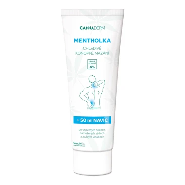 Cannaderm Mentholka chladivé konopné mazání 250 ml