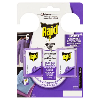 Raid Proti molům gel levandule 2 x 3g