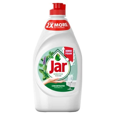Jar Sensitive Tekutý prostředek na nádobí Tea Tree & Mint 450 ml