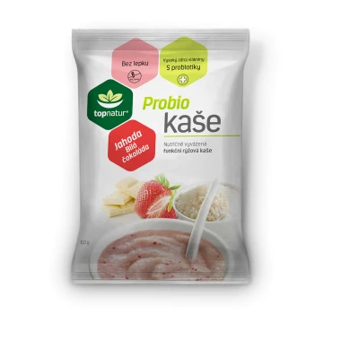 TOPNATUR PROBIO Kaše Jahoda S Bílou Čokoládou  60g 