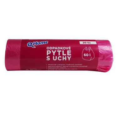Q-Home CN odpadkové pytle s uchy 60l 20ks