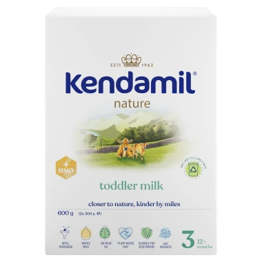 Kendamil Nature 3 HMO+ mléčná výživa malých dětí v prášku 600 g