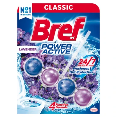 Bref Power Active Lavender tuhý WC blok 50 g