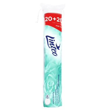 Linteo odličovací vatové polštářky, 120+20ks