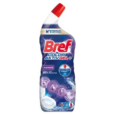 Bref Color Aktiv Gel+ WC čistič proti nečistotám 700 ml