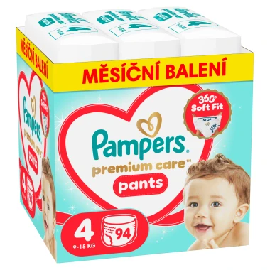 Pampers Premium Care Pants, vel. 4, 94 ks