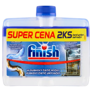 Finish Fresh hloubkový čistič myčky 2 x 250 ml