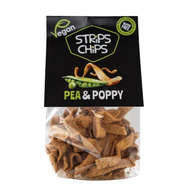 Strips Chips Hrachové s mákem 80g