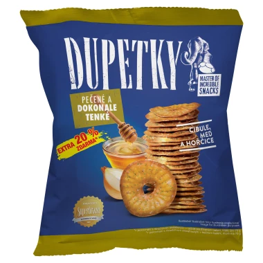 Dupetky Cibule, med a hořčiče 84g