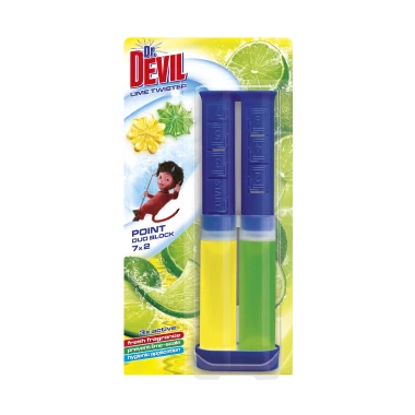 Dr. Devil WC POINT DUO BLOCK Lime Twister 65 ml