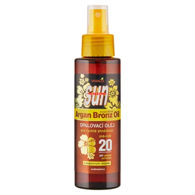 VIVACO Sun Vital Opalovací olej s arganovým olejem SPF 20 100 ml