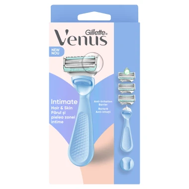 Gillette Venus holicí strojek pro úpravu intimních partií + 3 náhradní hlavice