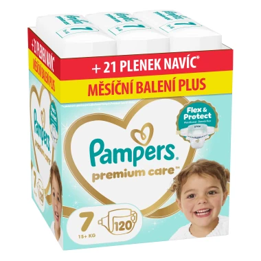 Pampers Premium Care, vel. 7, 120 ks