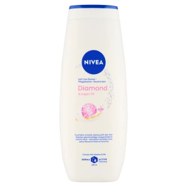 Nivea Diamond & Argan Oil Pečující sprchový gel 500 ml