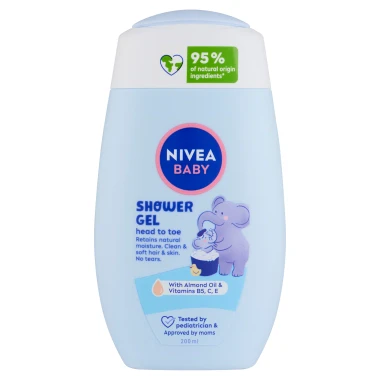 Nivea Baby sprchový gel pro celé tělo a vlásky 200 ml