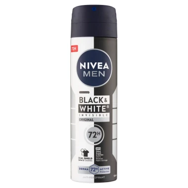 Nivea Men Black & White Invisible Original Sprej antiperspirant 150 ml