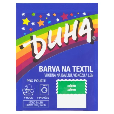 Duha Barva na textil zelená 15 g