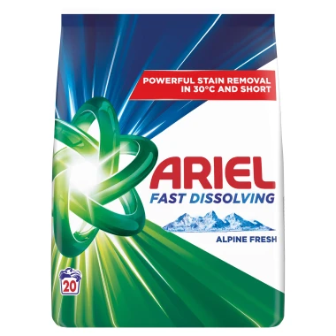 Ariel Alpine Fresh Prací Prášek 1.1kg, 20 Praní
