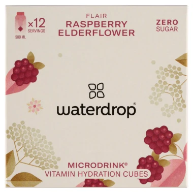Waterdrop Microdrink malina, bezový květ, lipový květ příchuť 25,2g