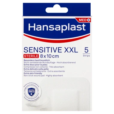 Hansaplast Sensitive XXL Náplasti 5 ks