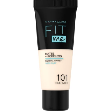 Maybelline Fit Me! Matte + Poreless 101 True Ivory make-up