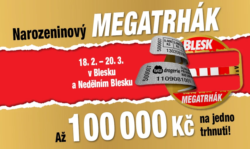 Hrajte denně o slevu 100 Kč hlavní banner